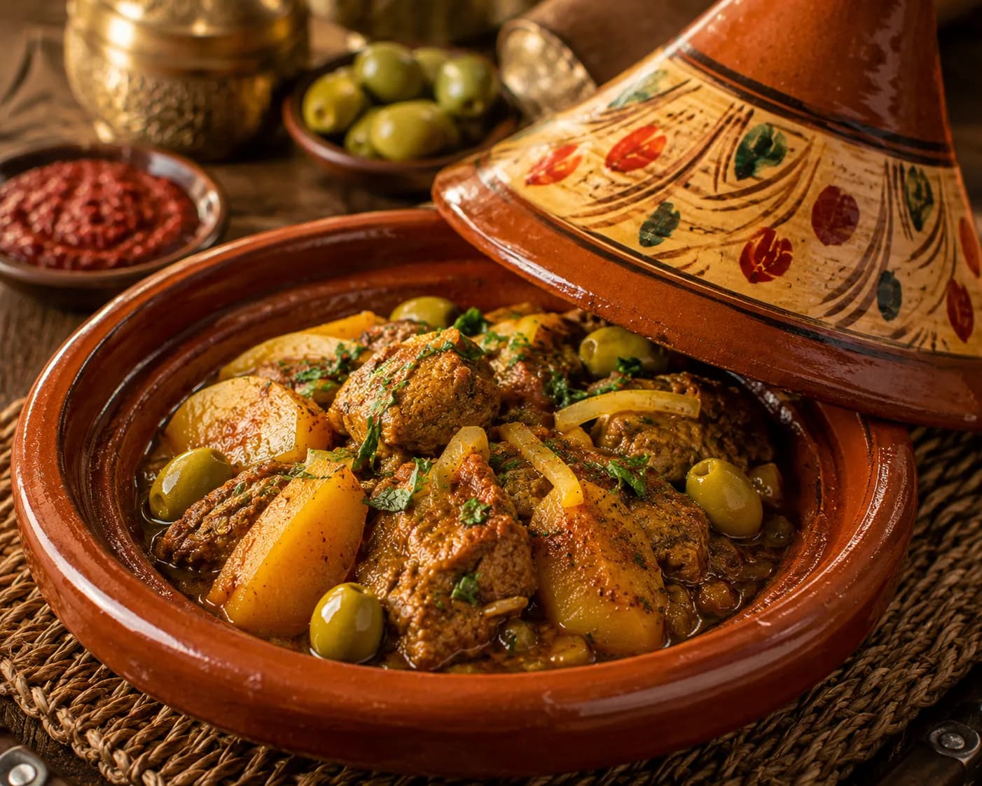 Chicken Tagine with Olives & Preserved Lemon
