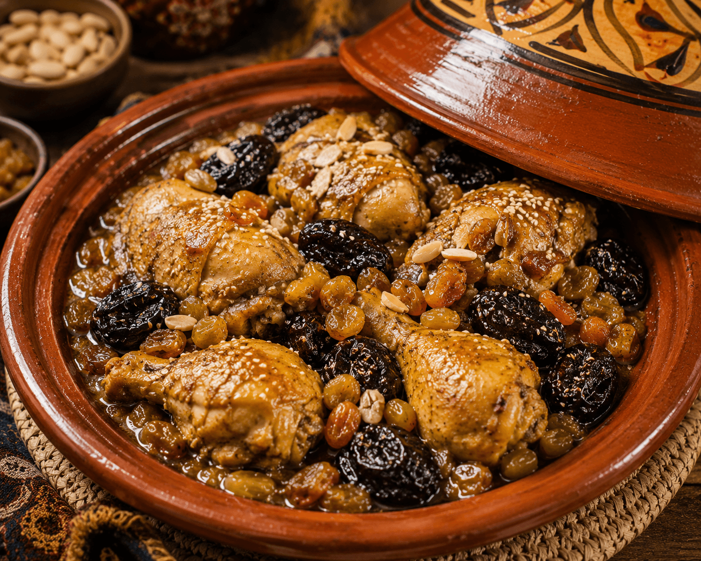 Chicken Tagine with Prunes & Raisins