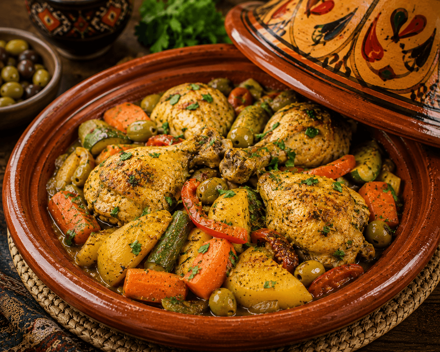 Chicken Tagine with Vegetables